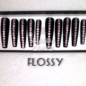 Extra Long Lux Press-On Nail Set(Coffin Shape)